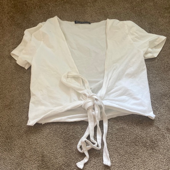 super cute white brandy tie top - Picture 1 of 3